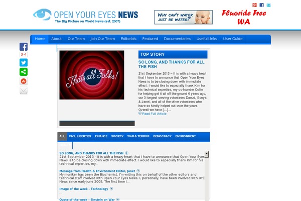 openyoureyesnews.com site used Oyen