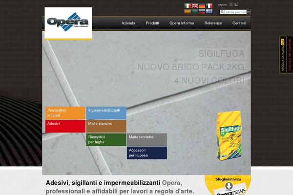 Opera theme site design template sample