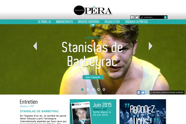 opera-magazine.com site used Opera