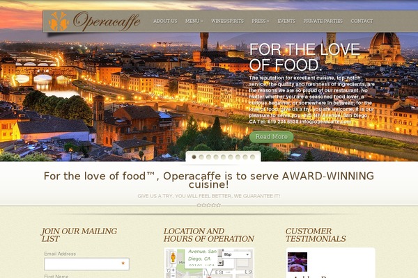 MyCuisine theme site design template sample