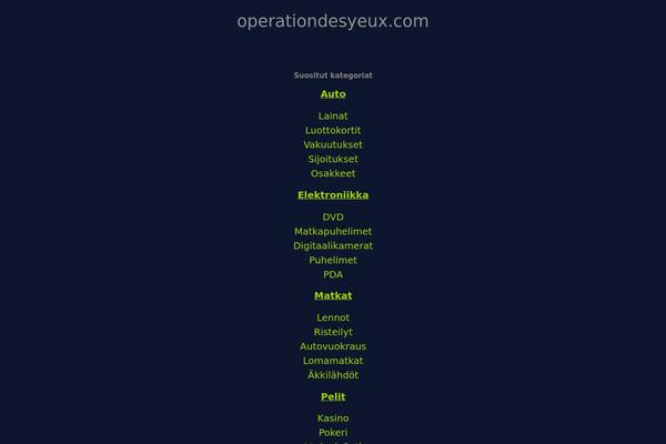 operationdesyeux.com site used Operationyeux1