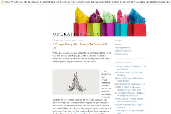 operationgift.com site used Riflescopeblog