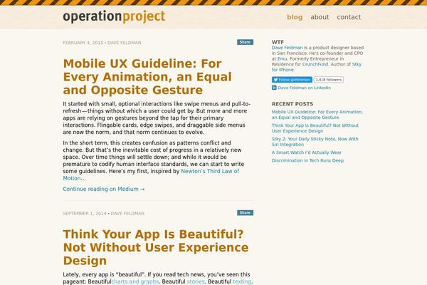 operationproject.com site used Operation-project
