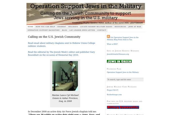 WordPress website example screenshot