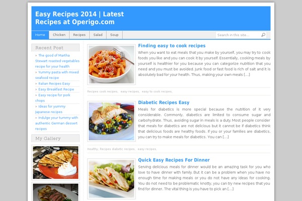 WordPress website example screenshot