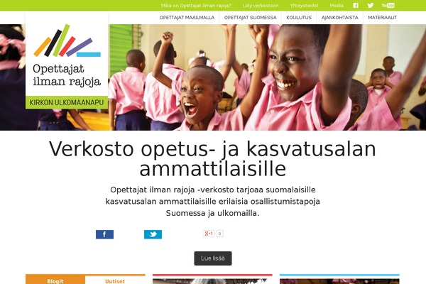 opettajatilmanrajoja.fi site used Opettajat-ilman-rajoja