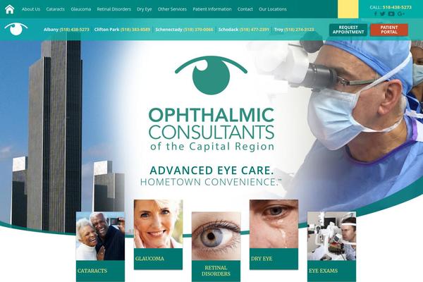ophthalmicconsultants.com site used Occr