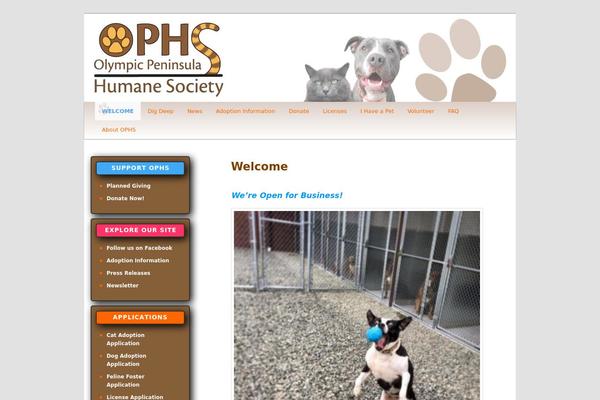 ophumanesociety.org site used Humane