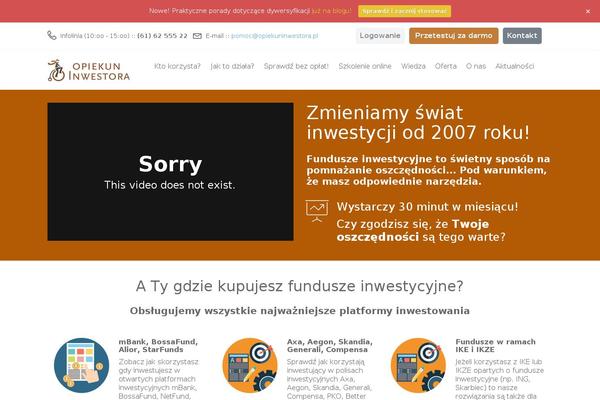 opiekuninwestora.pl site used Oi-child