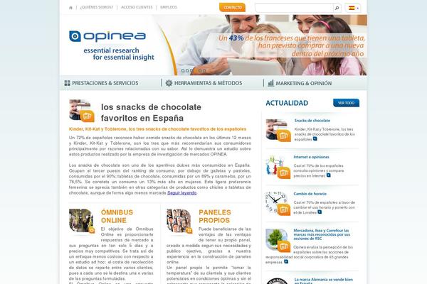opinea.es site used Opinea