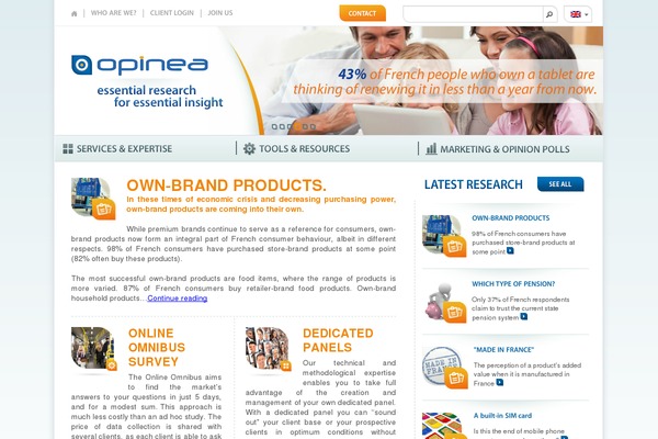 opinea.eu site used Opinea