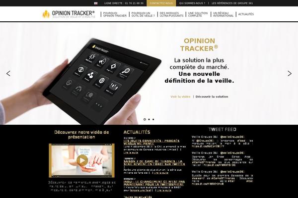 opinion-tracker.fr site used Opiniontracker