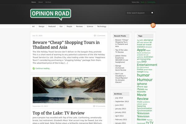 Fresh News theme site design template sample