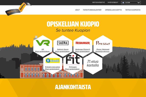 opiskelijankuopio.fi site used Opiskelijankuopio