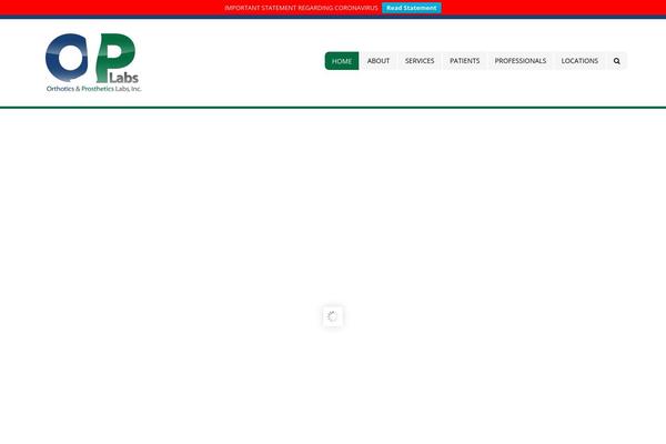 Total theme site design template sample