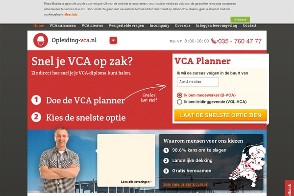 opleiding-vca.nl site used Eo-product