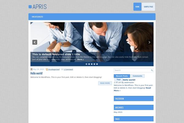 opntv.com site used Apris