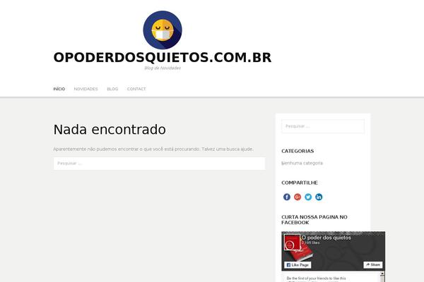 opoderdosquietos.com.br site used WP Minimalist