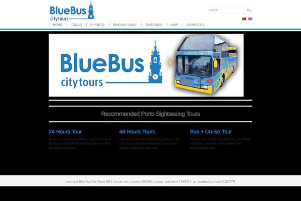 oportobluebus.com site used Brightster