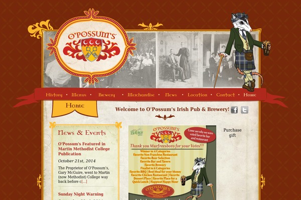 opossumspub.com site used Opossumspub