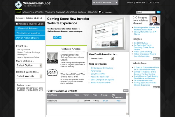 CONTRAST website example screenshot