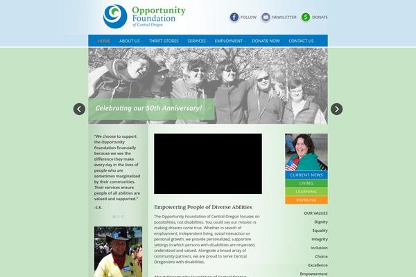The7 theme site design template sample