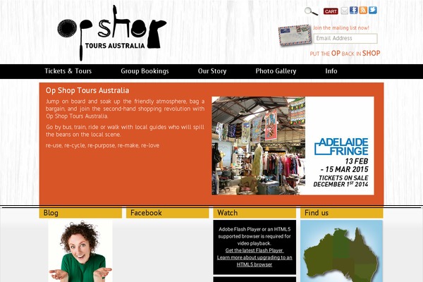 opshoptours.com.au site used Opshop