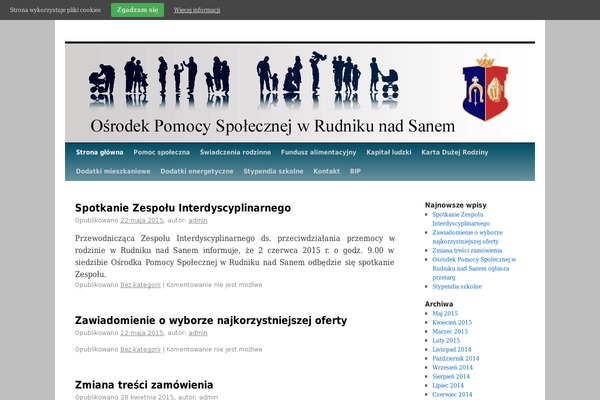 WordPress website example screenshot