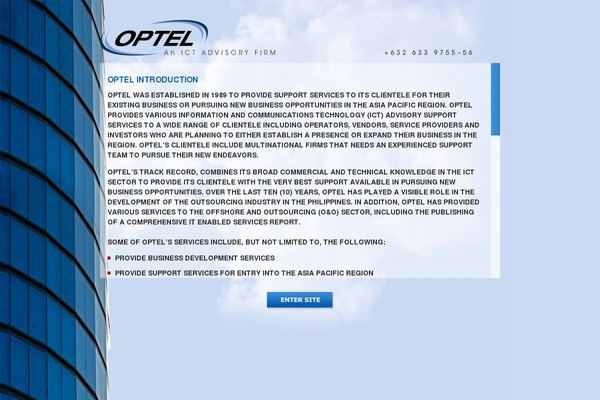 optel.info site used Optel