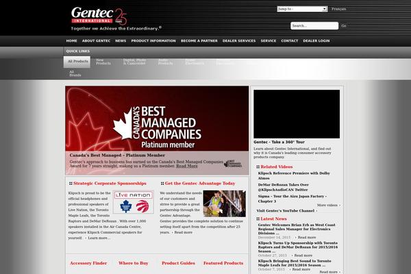 optex.ca site used Gentecb2b