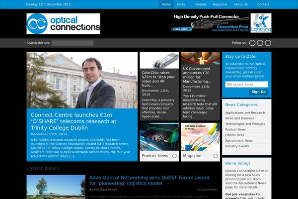 opticalconnectionsnews.com site used Null