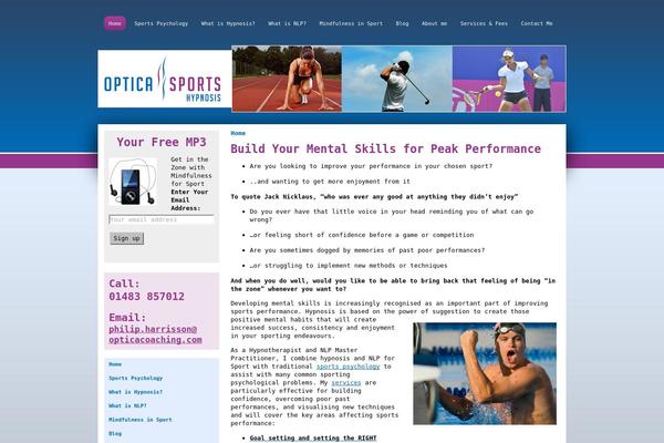 opticasportshypnosis.com site used Opticacoaching