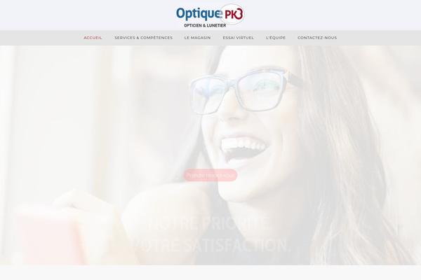 Oshine theme site design template sample