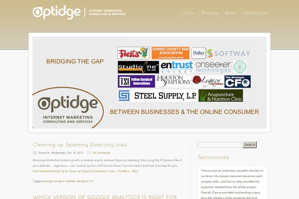 optidge.com site used Optidge
