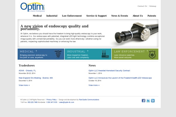 optim-llc.com site used Optim