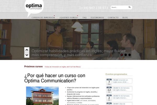optima-communication.com site used Optima