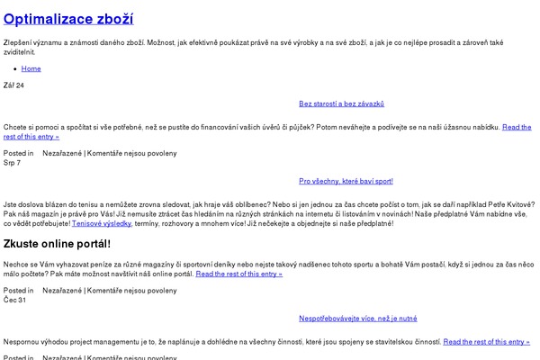 optimalizace-zbozi.cz site used Handsup79