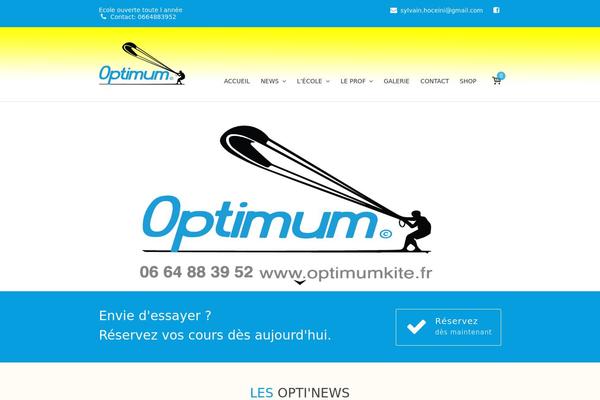 optimumkite.com site used Basement-theme