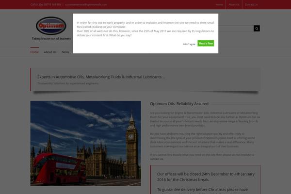 optimumoils.com site used Optimum2016