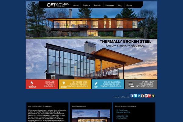 optimumwindow.com site used Optimum-theme