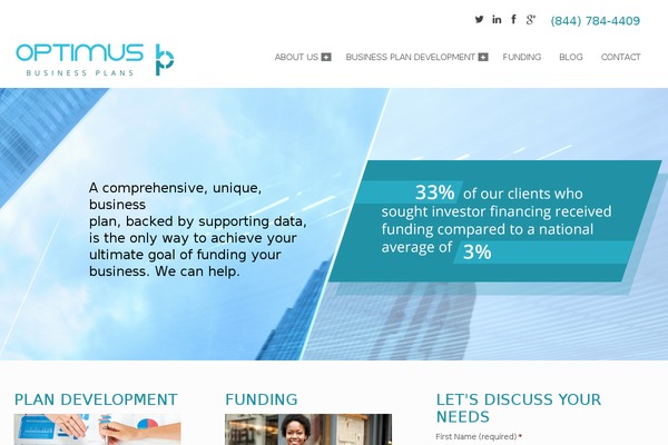 optimusbusinessplans.com site used Wrightimc