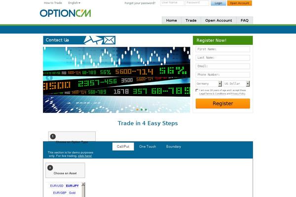 optioncm.com site used Optioncm