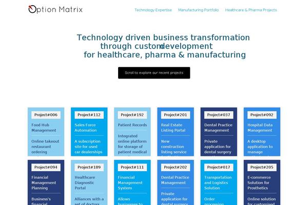 optionmatrix.com site used Option-matrix