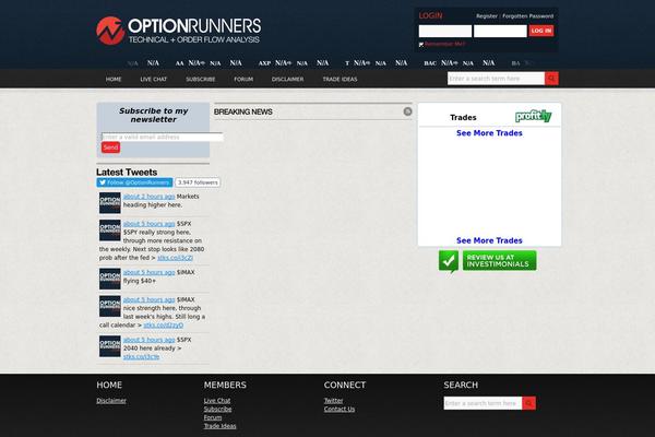 optionrunners.com site used Runners