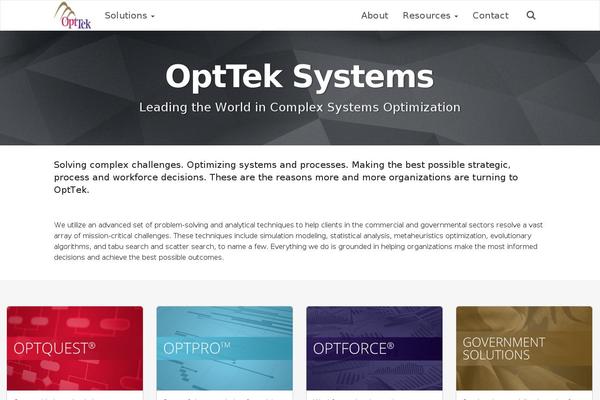 Site using Opttek-awesome plugin