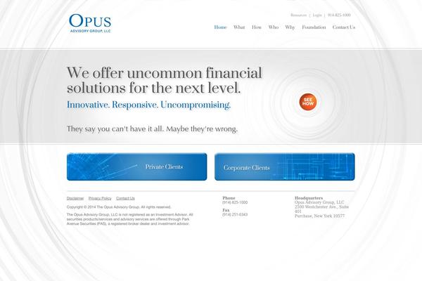 opusadvisory.com site used Oag