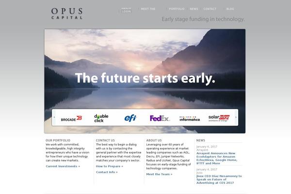 opuscapitalventures.com site used Opus