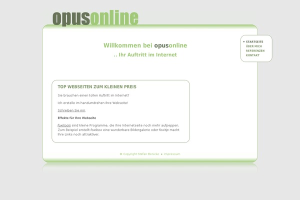 opusonline.at site used Blass