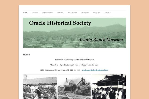 Twenty Twelve theme site design template sample