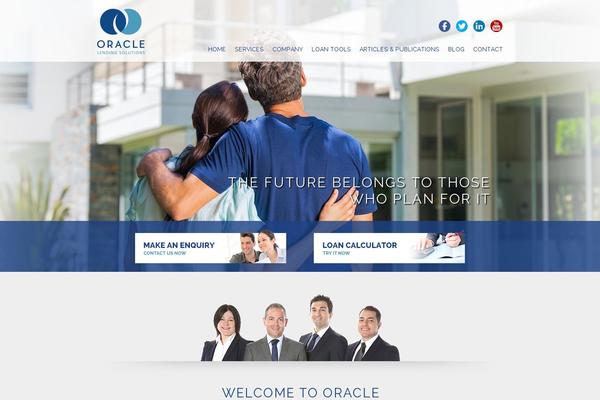 Oracle theme site design template sample